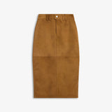 IBEN WREN SUEDE SKIRT - Classic Camel