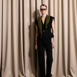 IBEN BEVERLY WAISTCOAT - Black