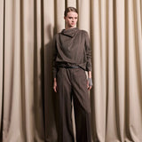 IBEN BEVERLY STRUCTURED TOP - Mole Stripe