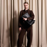 IBEN REIGN BARREL JEANS - Cocoa Brown