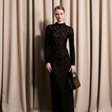 IBEN ECLIPSE DRESS - Sheer Black