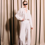 IBEN BROOKE PANTS - Linen White