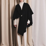IBEN VAIL MERINO SHAWL - Black