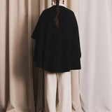 IBEN VAIL MERINO SHAWL - Black