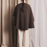 IBEN VAIL MERINO SHAWL - Brown Melange