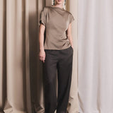 IBEN DEMI TOP - Stone Sand