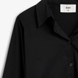 IBEN ATARI LACE SHIRT - Ink Black