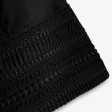 IBEN ATARI LACE SHIRT - Ink Black