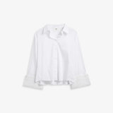 IBEN ATARI LACE SHIRT - Bright White