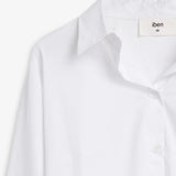 IBEN ATARI LACE SHIRT - Bright White