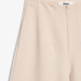 IBEN SMOOTH BARREL PANTS - Ivory White