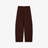 IBEN SMOOTH BARREL PANTS - Cocoa Brown