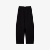 IBEN SMOOTH BARREL PANTS - Black