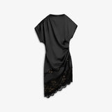 IBEN DEMI LACE DRESS - Ink Black