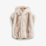 Posh Faux Fur Vest - Cream