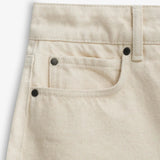 IBEN REIGN DENIM SHORTS - Ecru