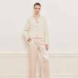 IBEN REIGN SATIN TAILORED EXTRA WIDE - Cream