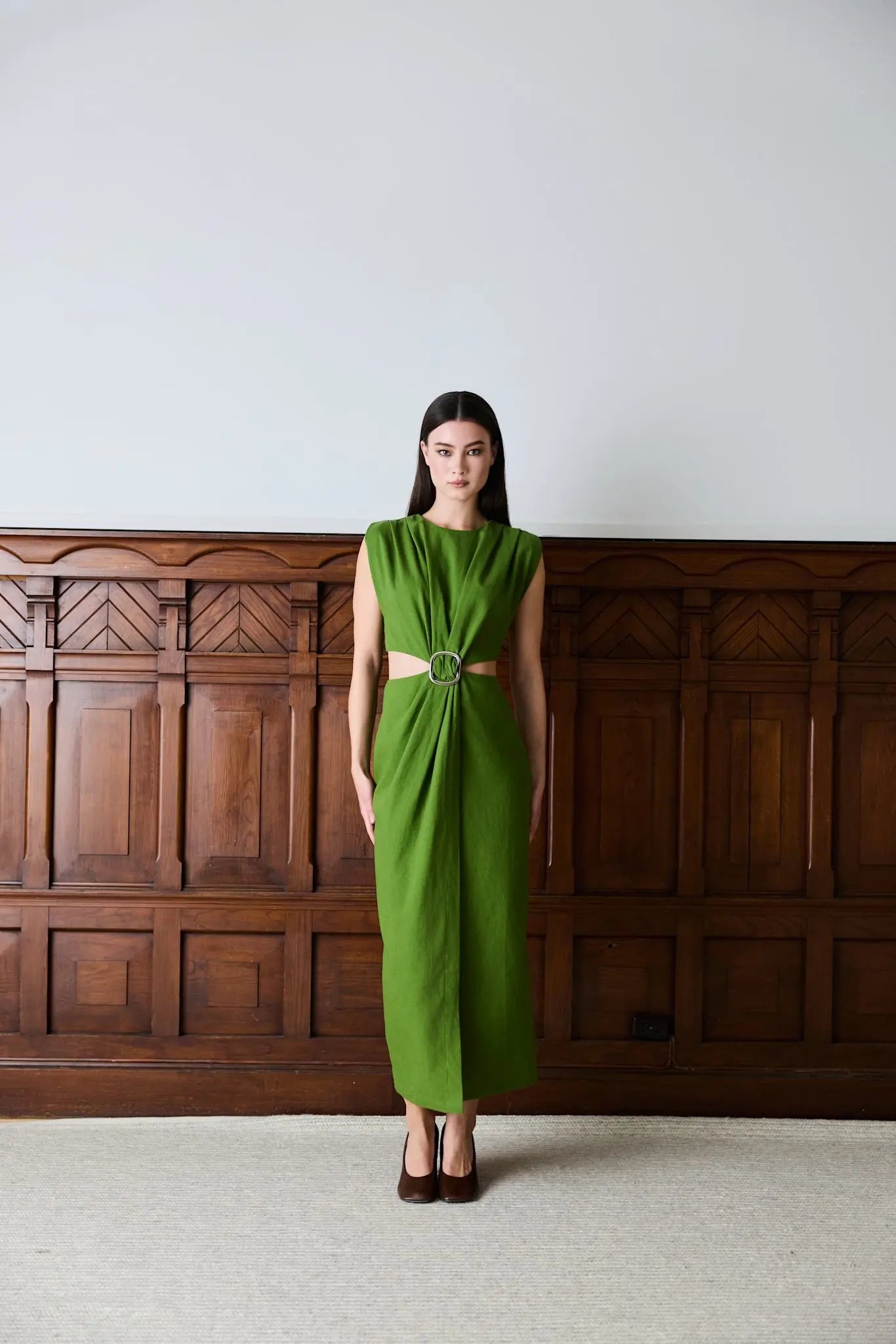 IBEN RIVIERA DRESS - Leaf Green Iben IBEN RIVIERA DRESS - Leaf Green Iben