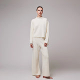 IBEN SERGE PANTS - Offwhite