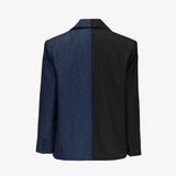 IBEN VW OVERSIZED BLAZER - Denim/Black