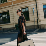 IBEN STRAW BAG L - Sunlit Straw