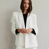 IBEN REFINED BLAZER - White