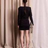 IBEN VW MINI DRESS - Black