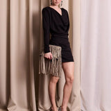 IBEN VW MINI DRESS - Black